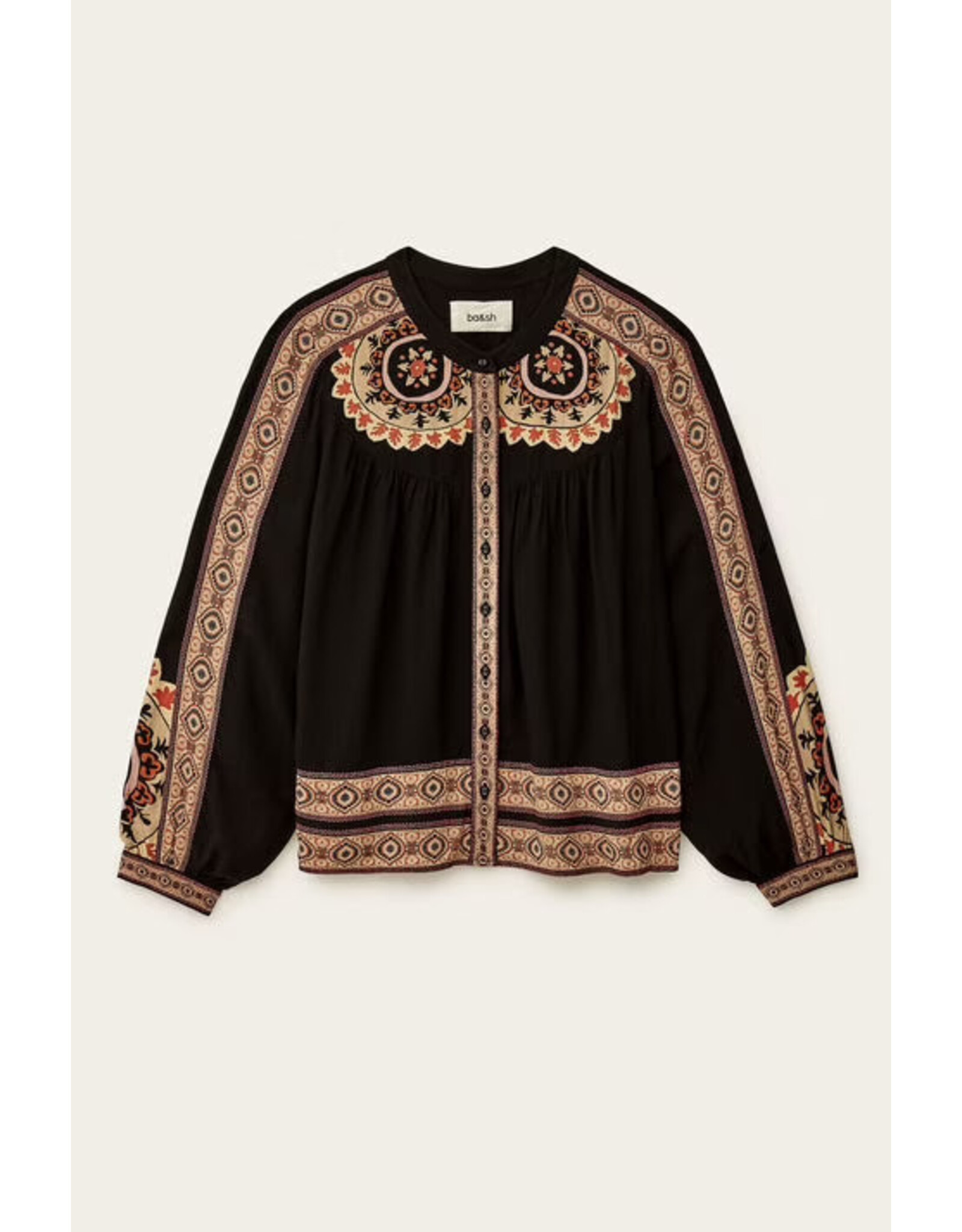 BA&SH CHEMISE VALDA CARBONE