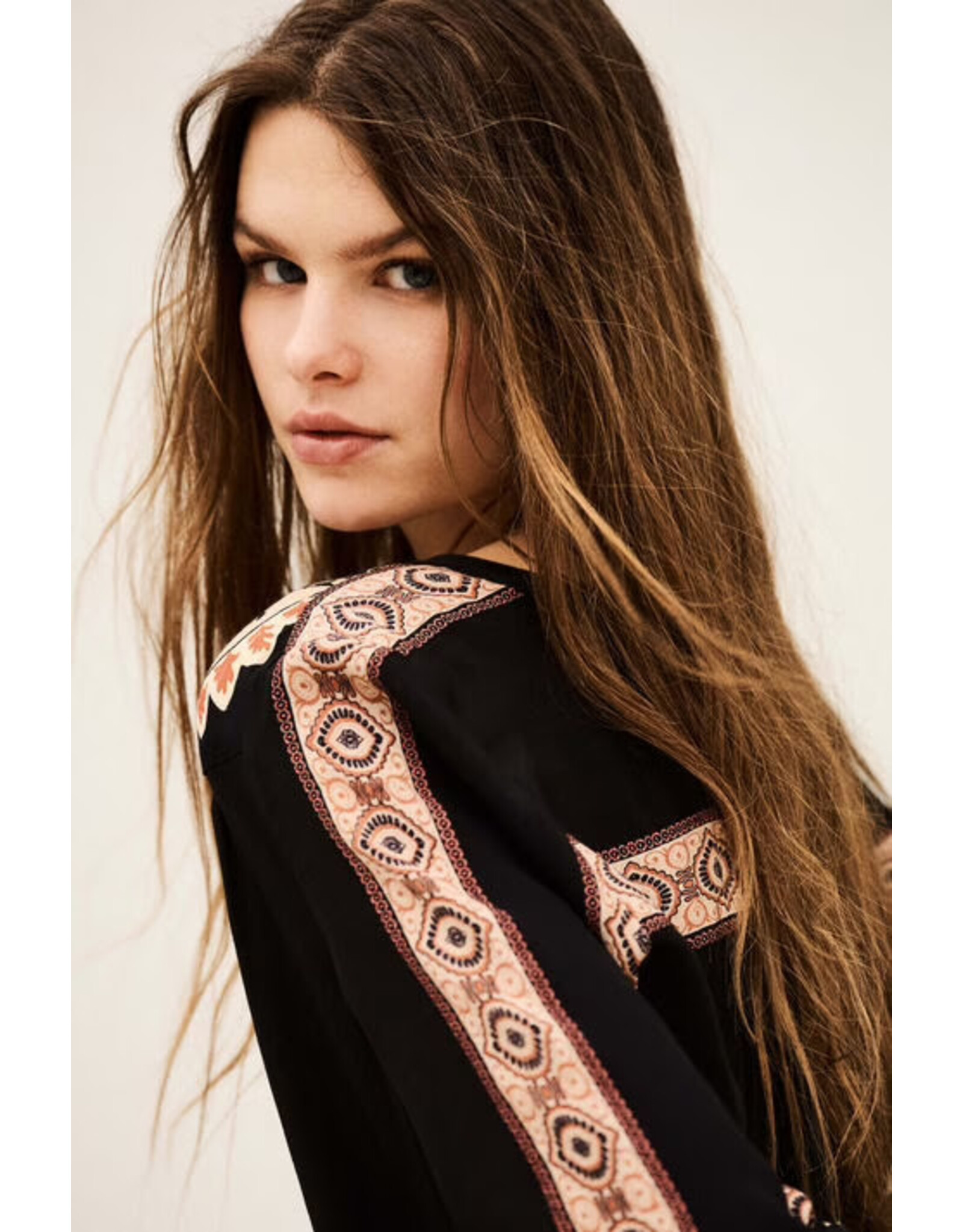 BA&SH CHEMISE VALDA CARBONE