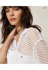 ACTITUDE TWIN SET 261AP3033 POLO OFF WHITE