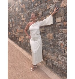 JUST EVE SKIRT SYDNEY ECRU