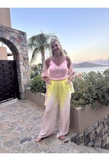 CARACTERE P392A0 PANTALONE PRIMAVERA LIME NUDE