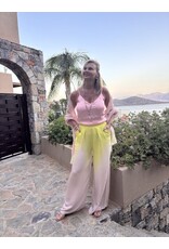 CARACTERE P392A0 PANTALONE PRIMAVERA LIME NUDE