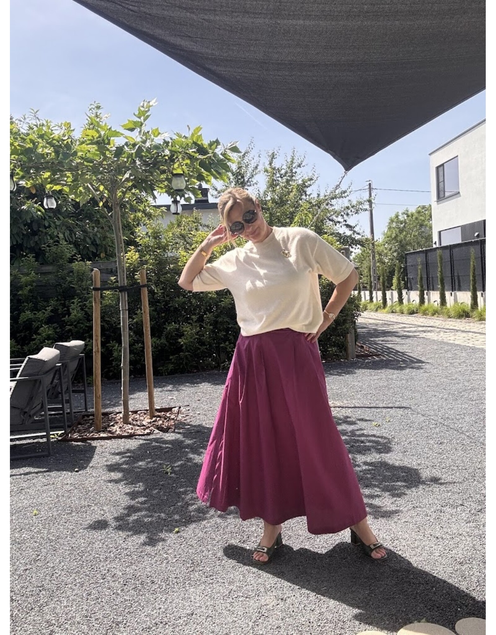 LALOTTI ROMANI SKIRT PLUME