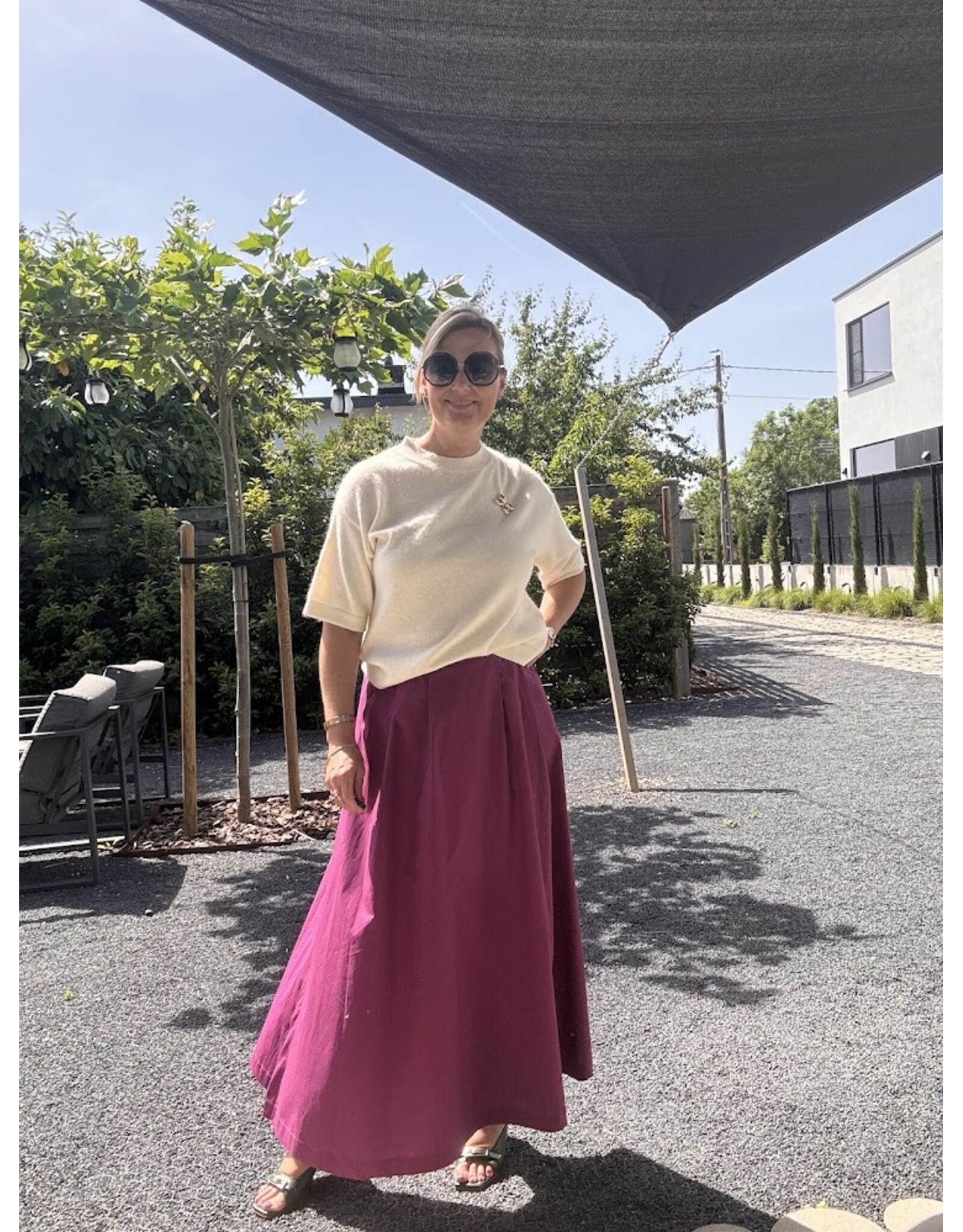 LALOTTI ROMANI SKIRT PLUME