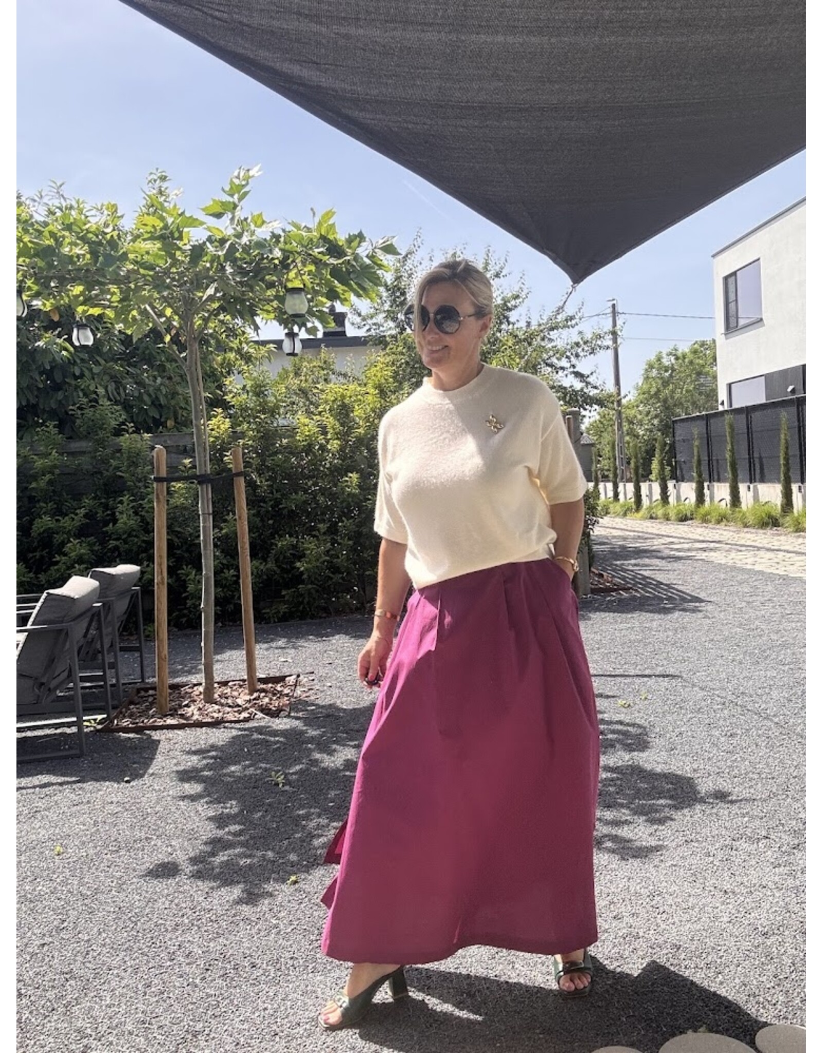 LALOTTI ROMANI SKIRT PLUME