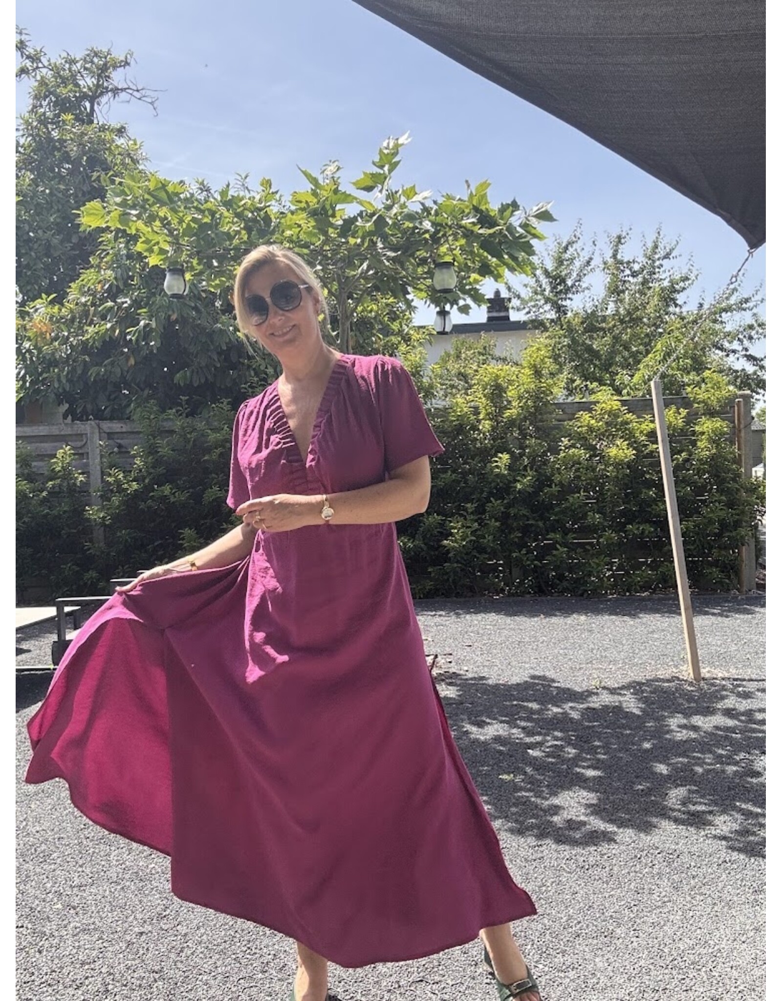 LALOTTI CLEMENCE DRESS PLUME