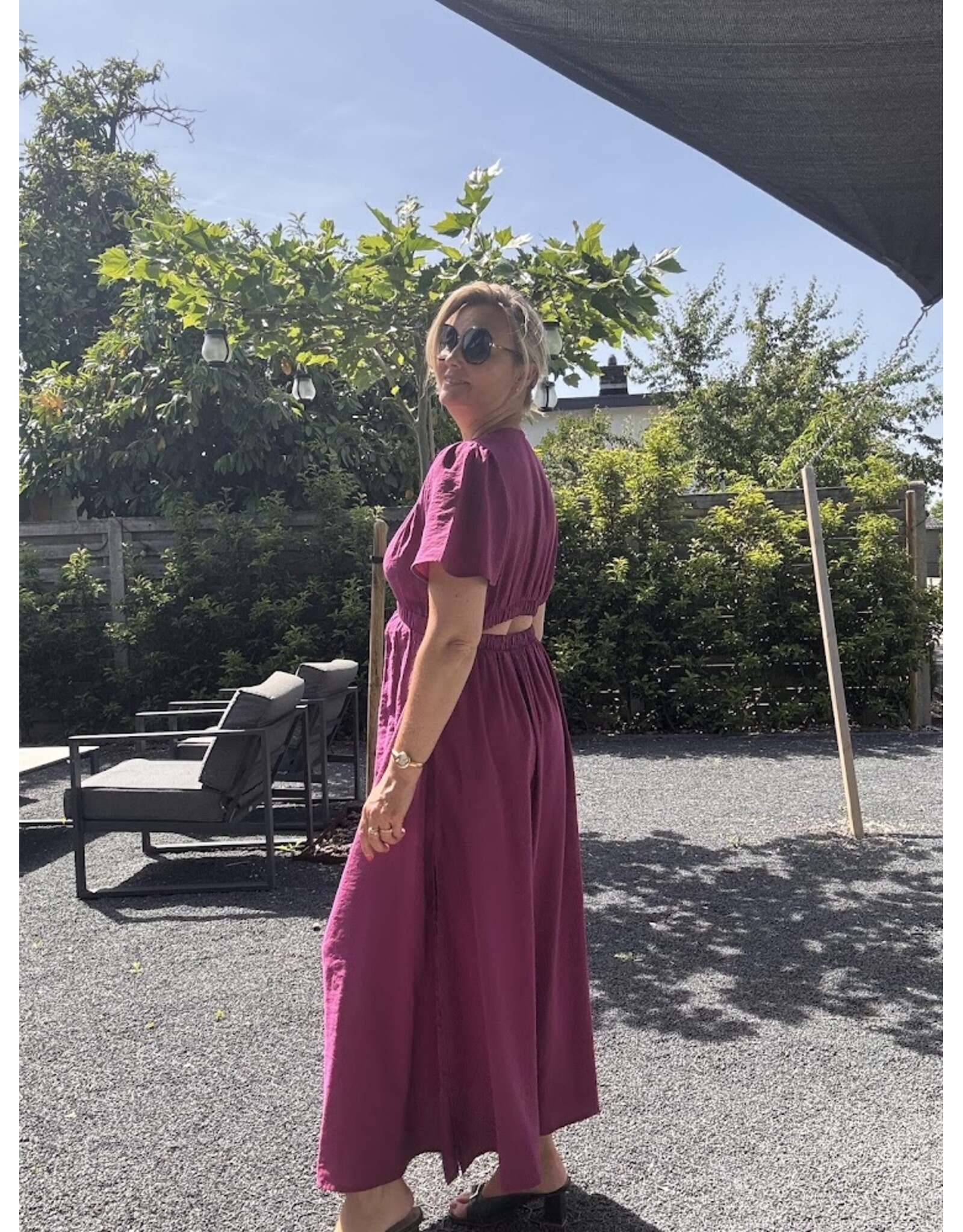 LALOTTI CLEMENCE DRESS PLUME