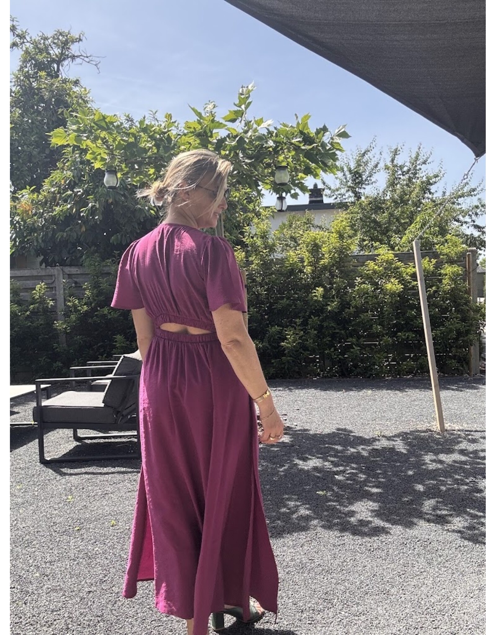 LALOTTI CLEMENCE DRESS PLUME