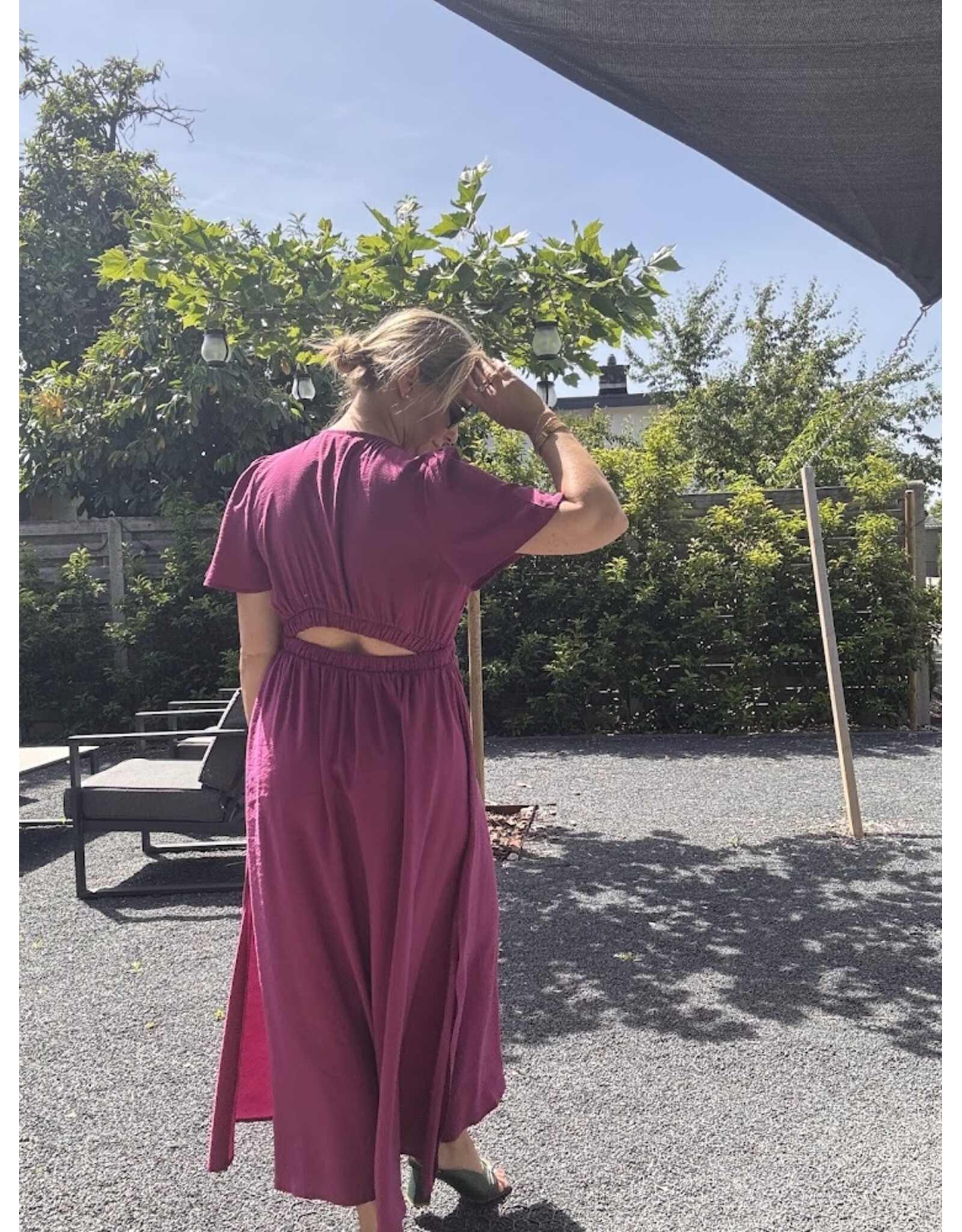 LALOTTI CLEMENCE DRESS PLUME