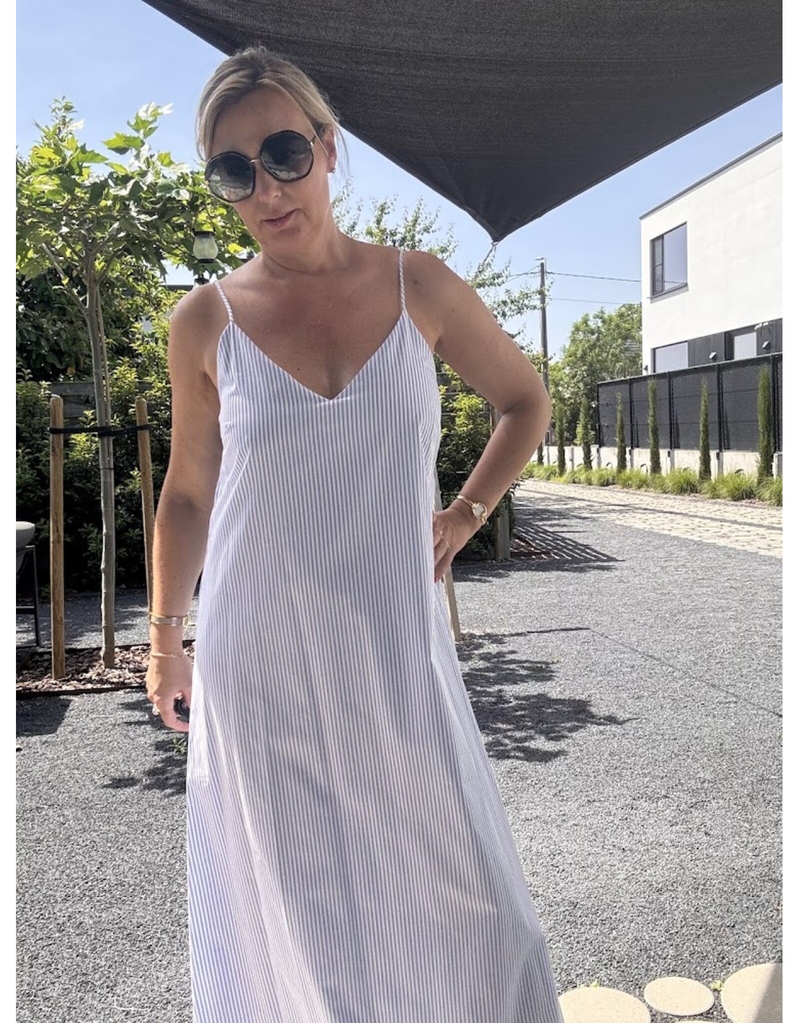 JUST EVE DRESS LUCIA BLUE MIST