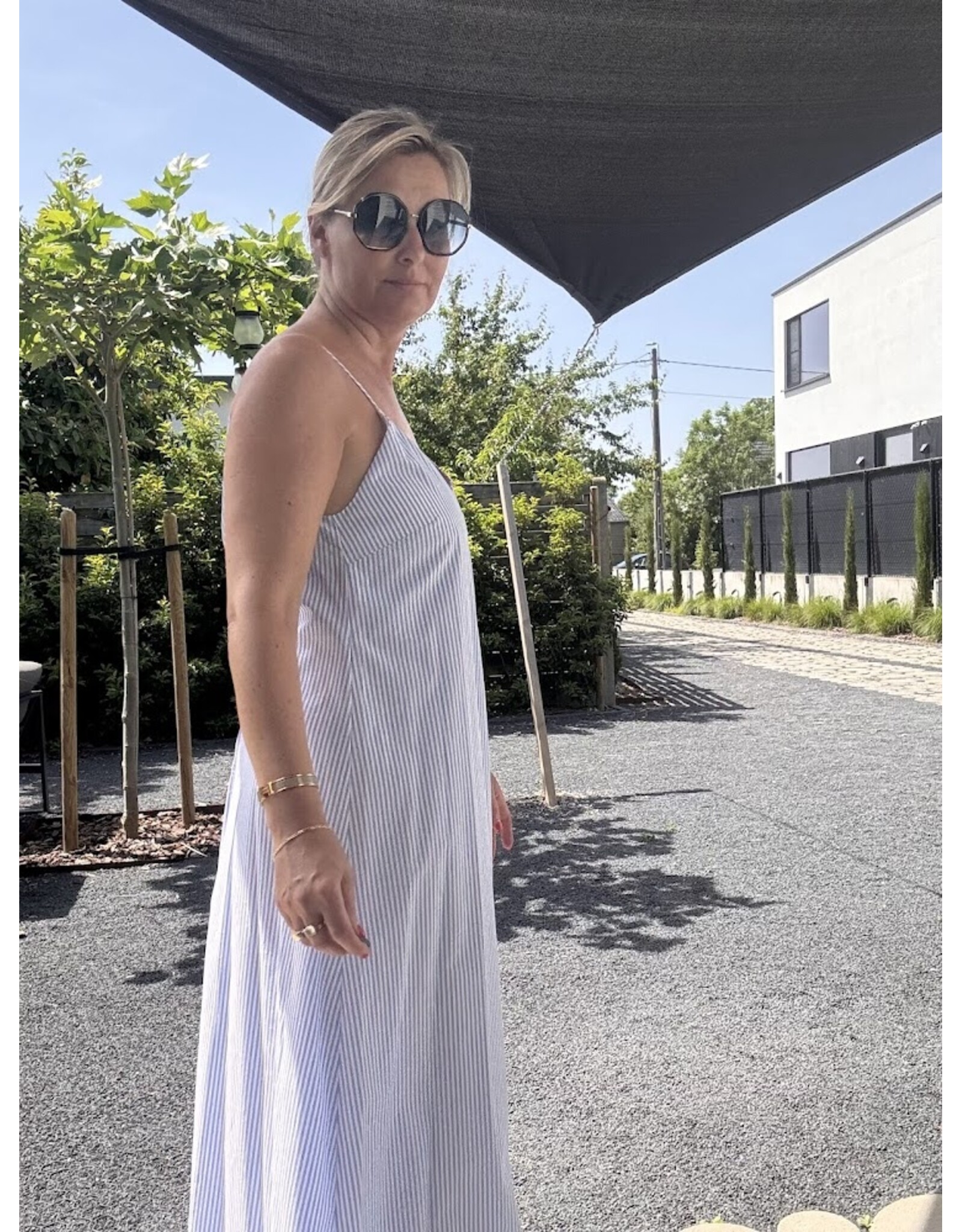 JUST EVE DRESS LUCIA BLUE MIST