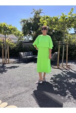LALOTTI CAMILLA DRESS NEON GREEN