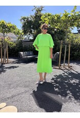 LALOTTI CAMILLA DRESS NEON GREEN