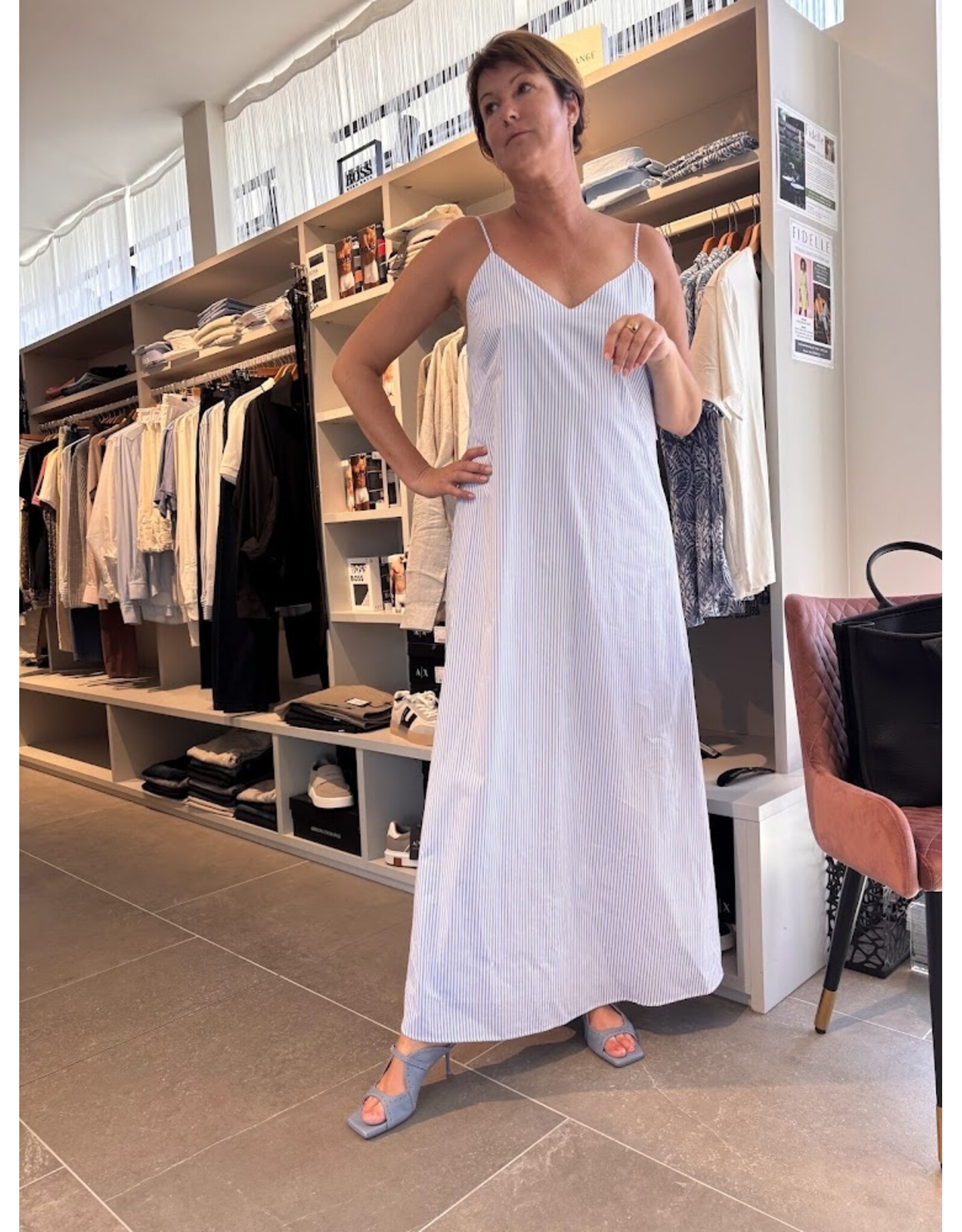 JUST EVE DRESS LUCIA BLUE MIST