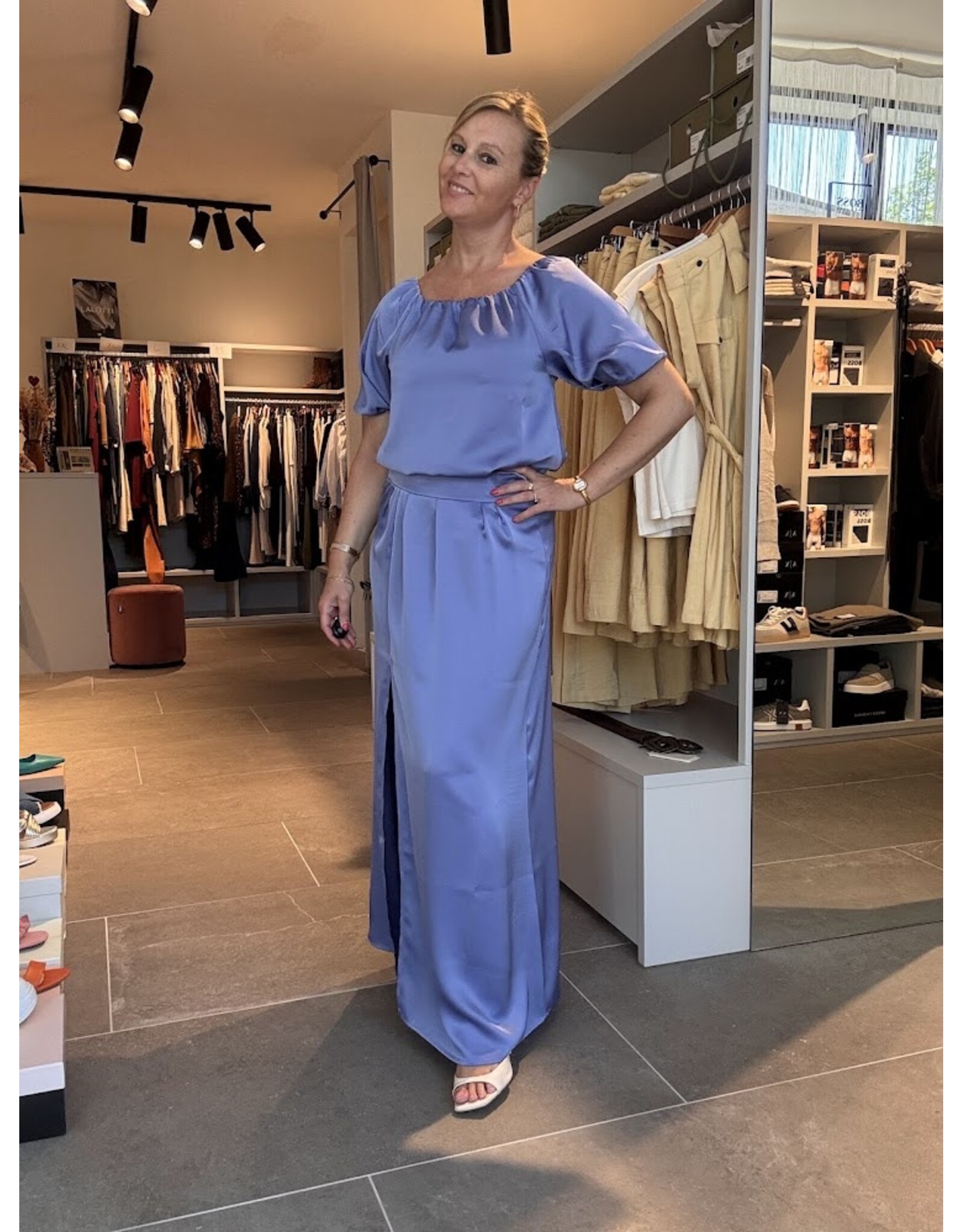 LALOTTI NOUMI SKIRT BLUE LAVENDER