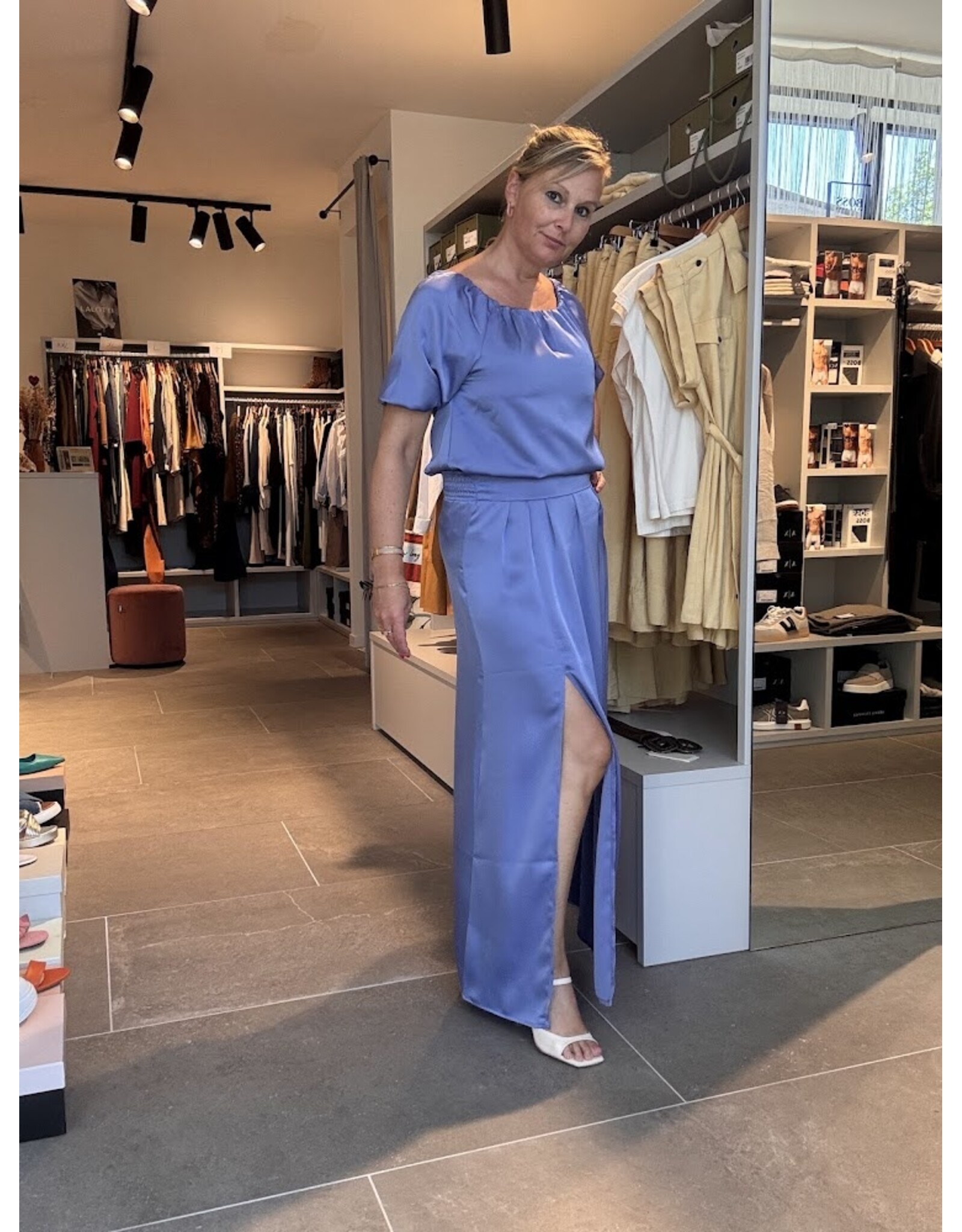 LALOTTI NOUMI SKIRT BLUE LAVENDER
