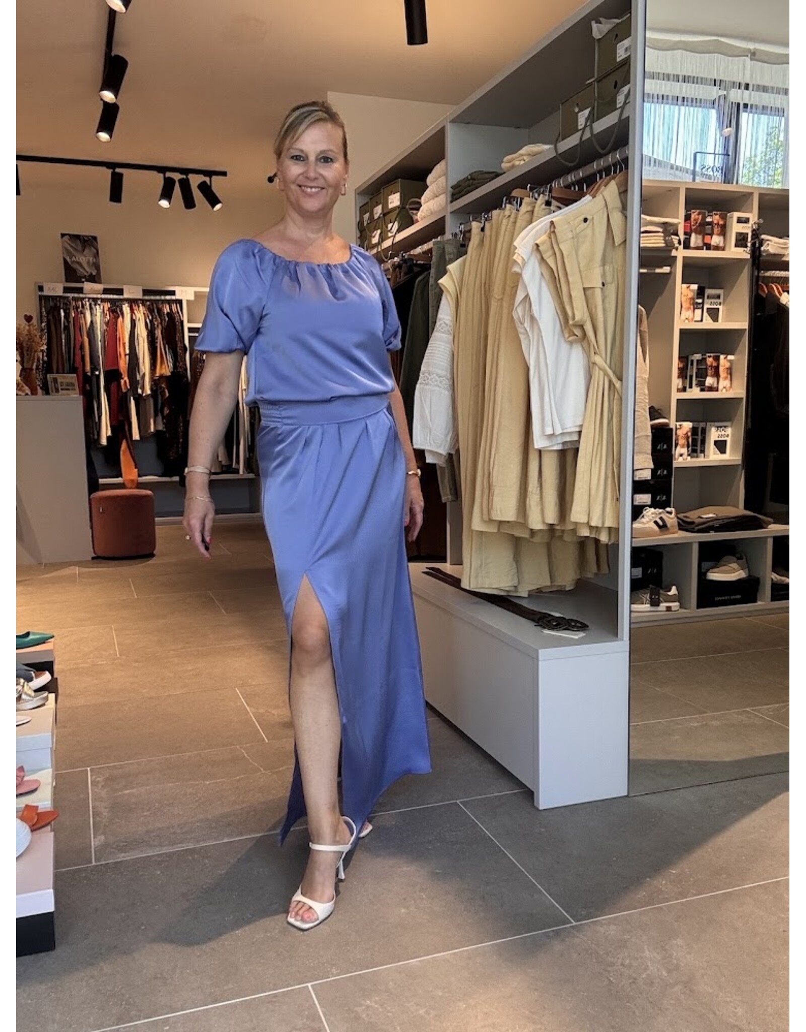 LALOTTI AMI BLOUSE BLUE LAVENDER