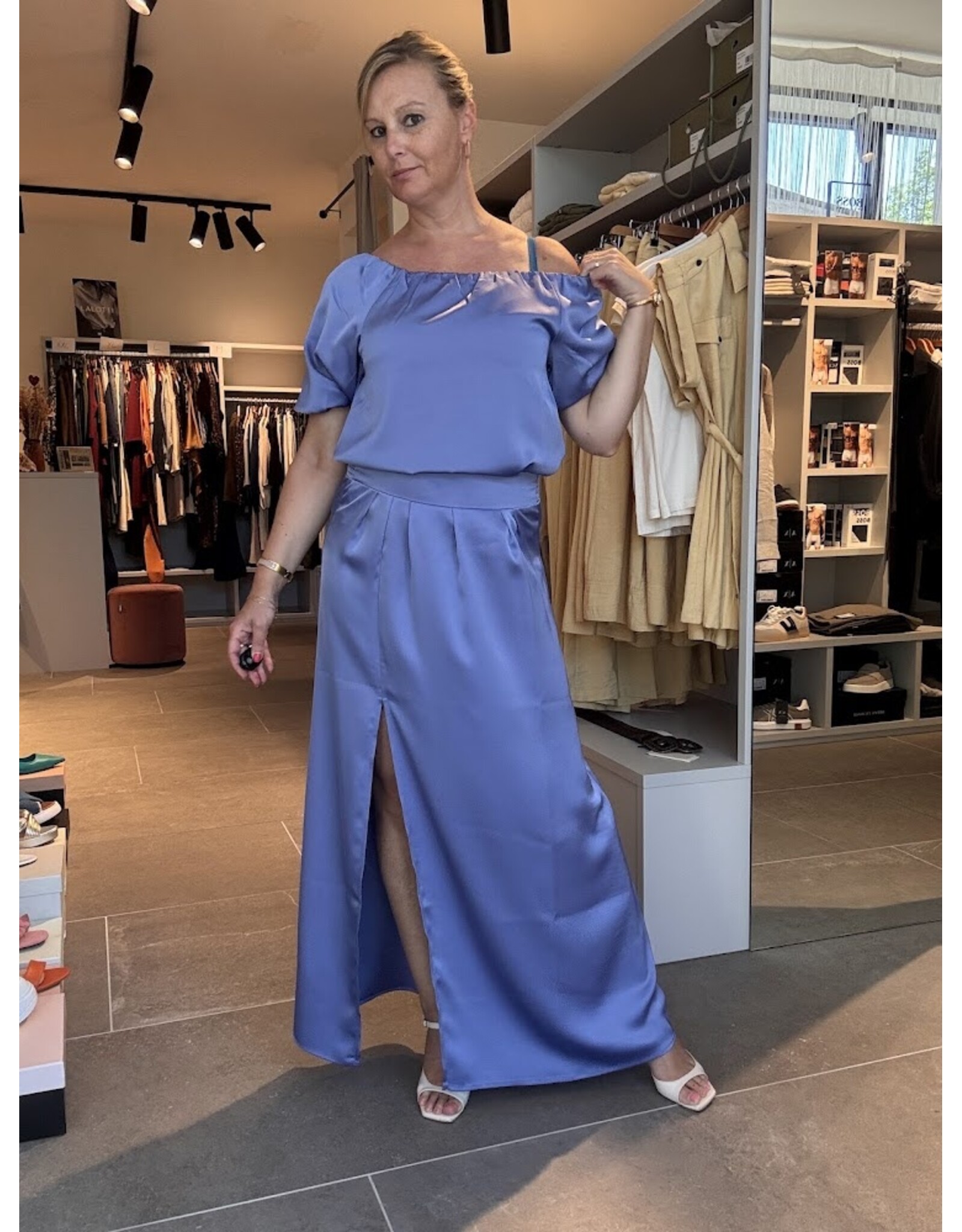 LALOTTI AMI BLOUSE BLUE LAVENDER