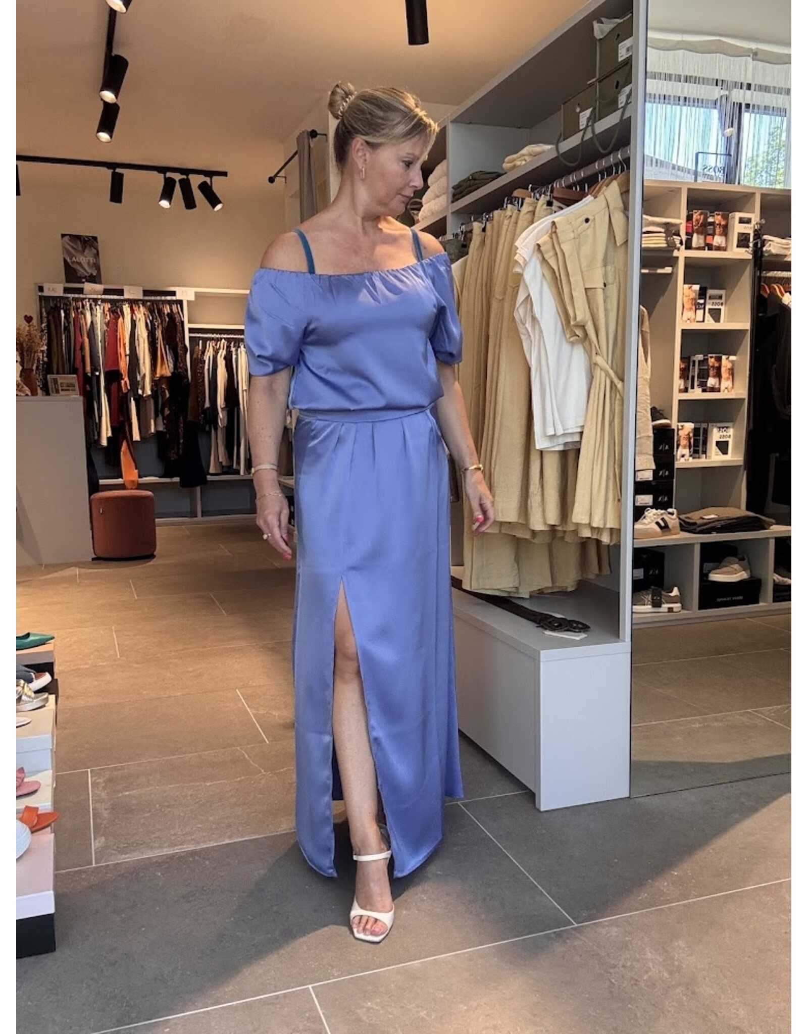 LALOTTI AMI BLOUSE BLUE LAVENDER
