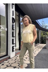BA&SH PANTALON FALLY KAKI