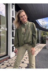 BA&SH BLOUSE GILDA KAKI