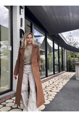 ACTITUDE TWIN SET 261AP2330 TRENCH CHOCOLA