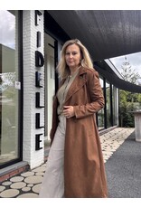 ACTITUDE TWIN SET 261AP2330 TRENCH CHOCOLA