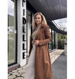 ACTITUDE TWIN SET 261AP2330 TRENCH CHOCOLA
