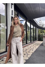ACTITUDE TWIN SET 261AP2330 TRENCH CHOCOLA