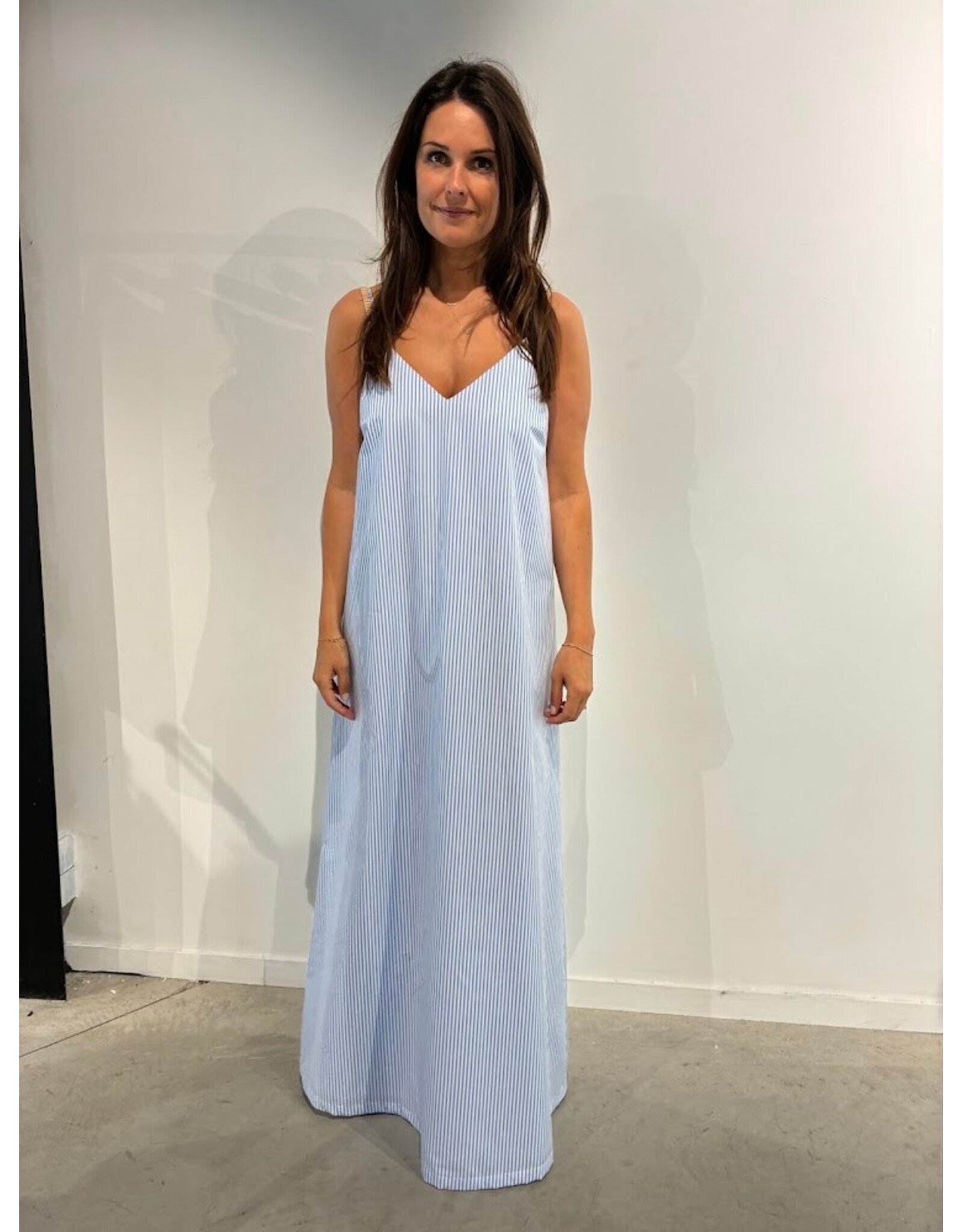 JUST EVE DRESS LUCIA BLUE MIST