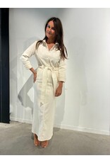 JUST EVE DRESS RUBY ECRU