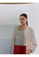 NENETTE 41BB-MISHA AVORIO CANOTTA MAGLIA VISCOSA MANO