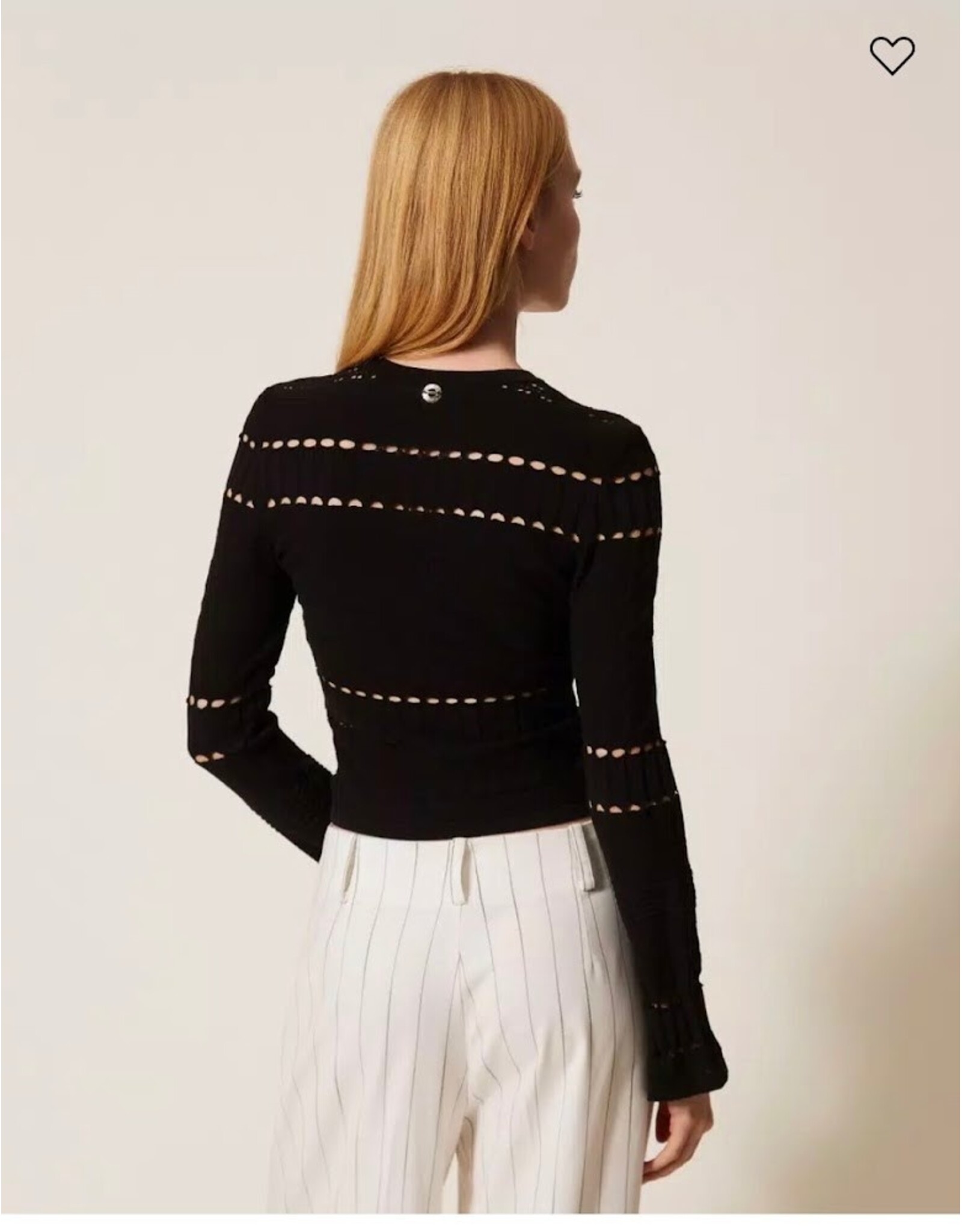 ACTITUDE TWIN SET 261AP3081 MAGLIA NERO