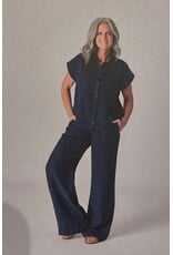 LALOTTI GLORIA BLOUSE NAVY