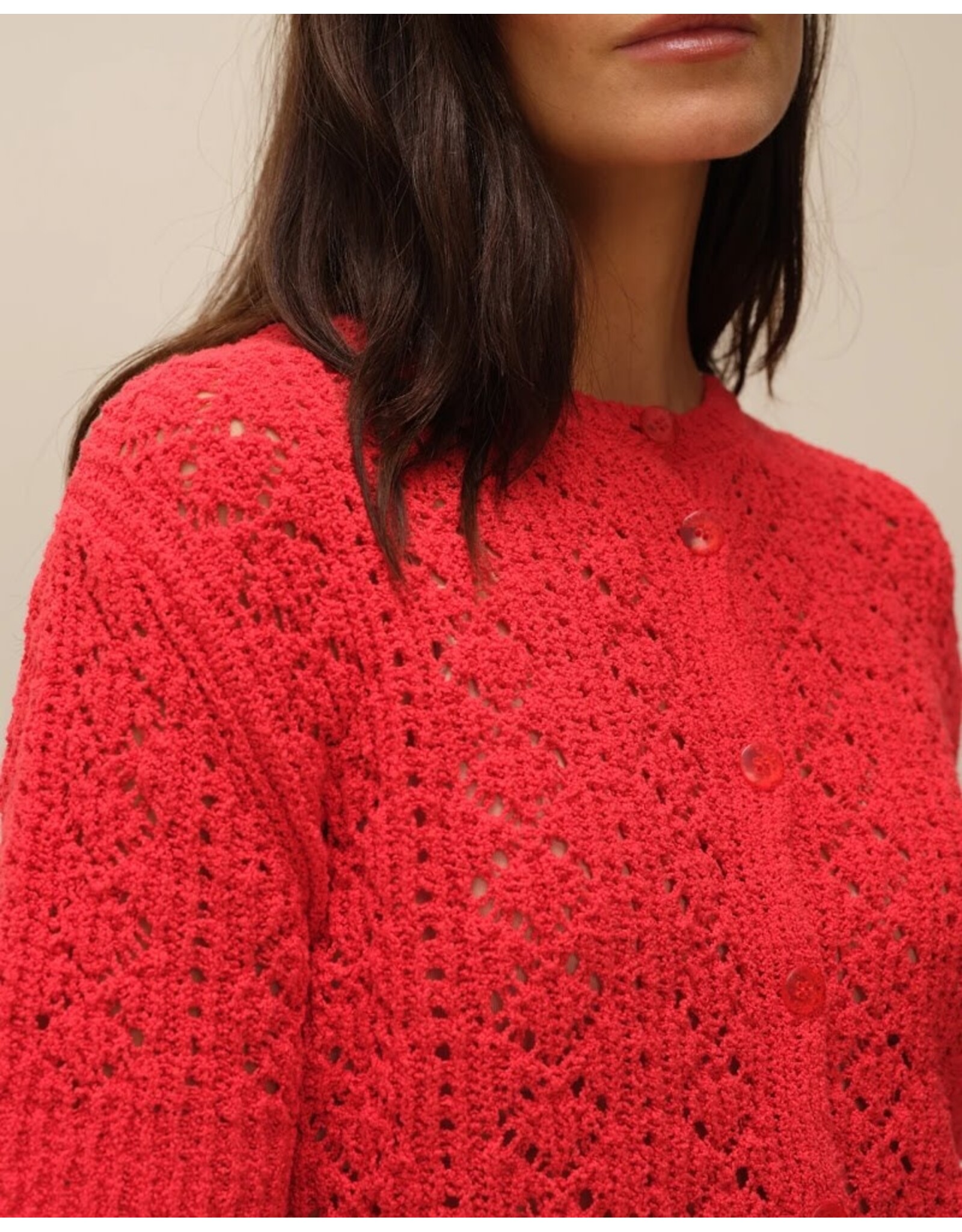 NITAH GILET MIA RED