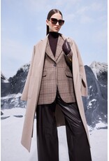 JANICE MARTIN BLAZER BIG CHECK BROWN