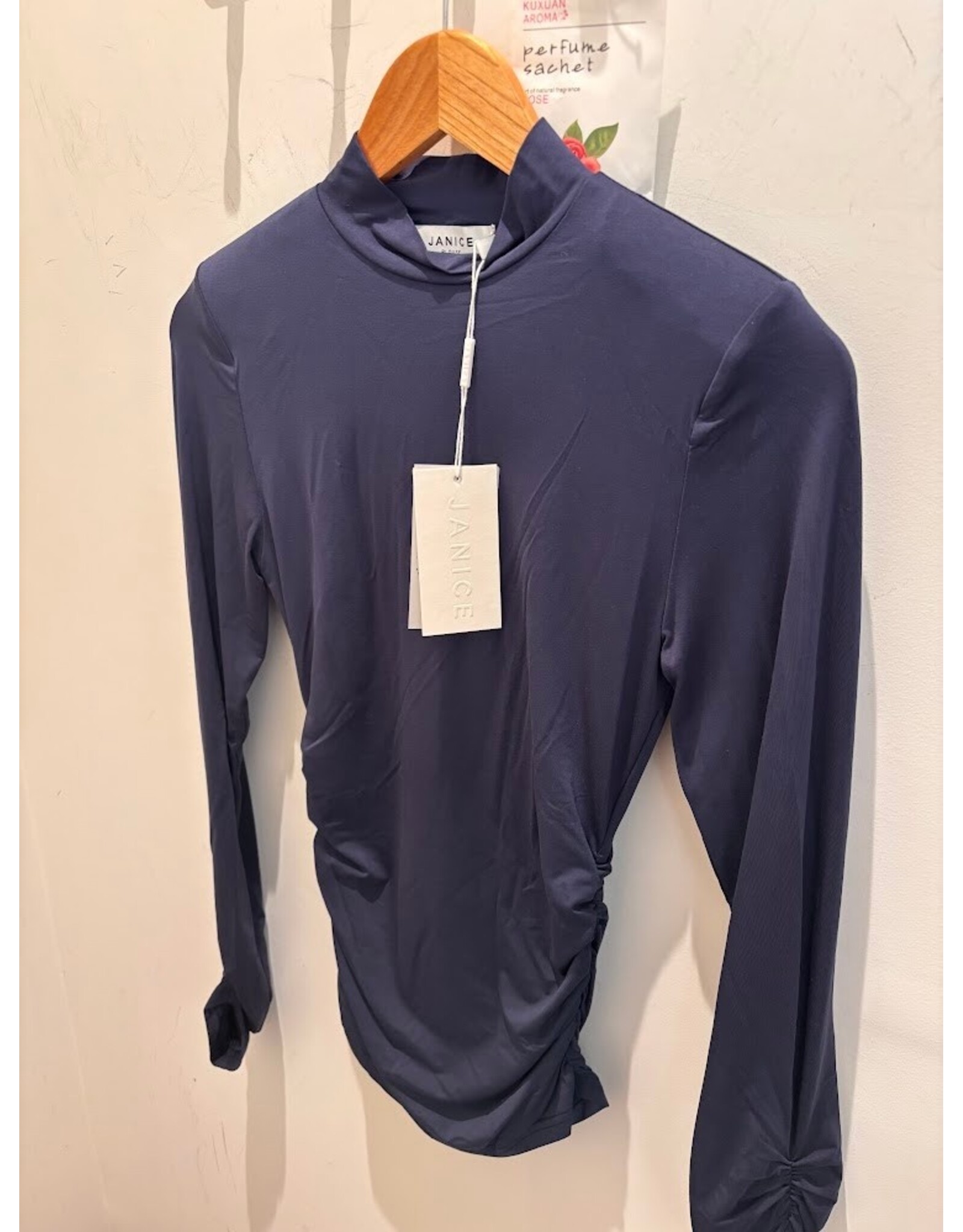 JANICE BARKER BLUE SOUS-PULL