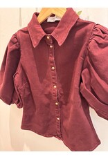 JANICE LARS BURGUNDY HEMD