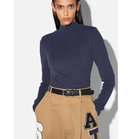 JANICE BARKER BLUE SOUS-PULL