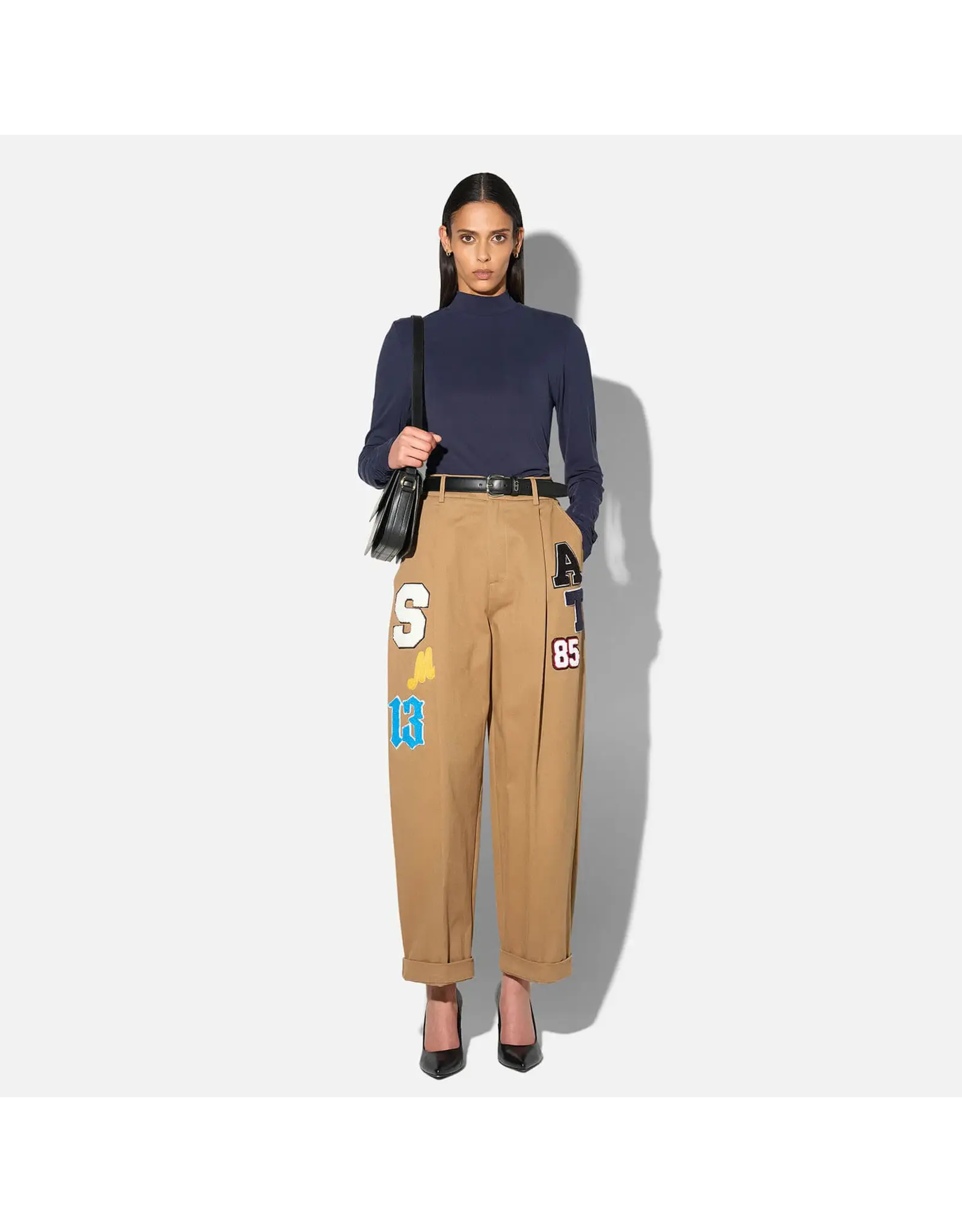 JANICE BARKER BLUE SOUS-PULL