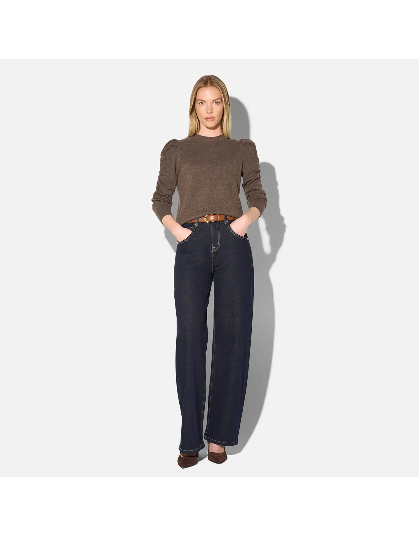 JANICE MAVE DARK BROWN PULLOVER
