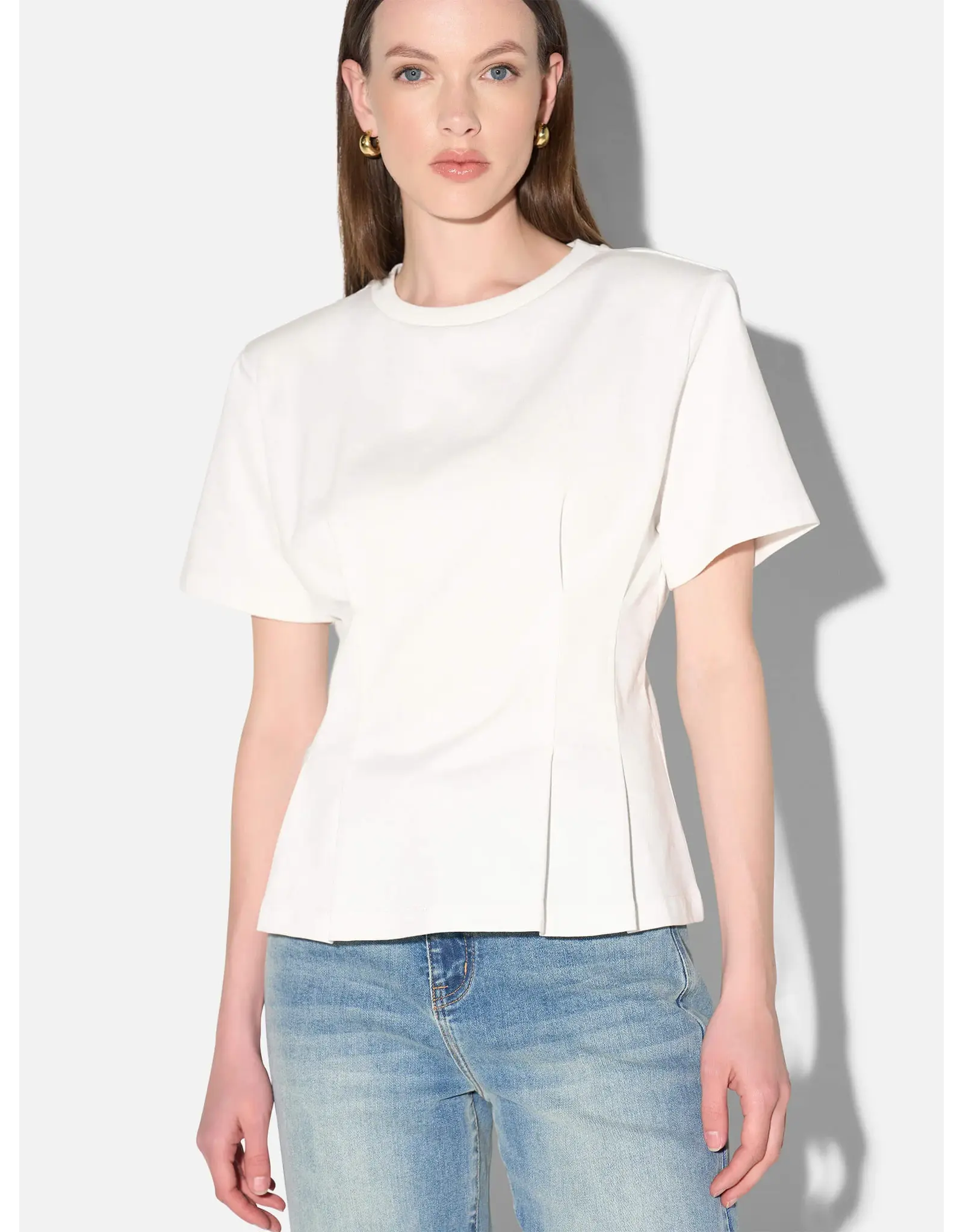 JANICE KEON WHITE T-SHIRT