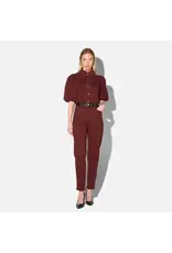 JANICE LARS BURGUNDY HEMD