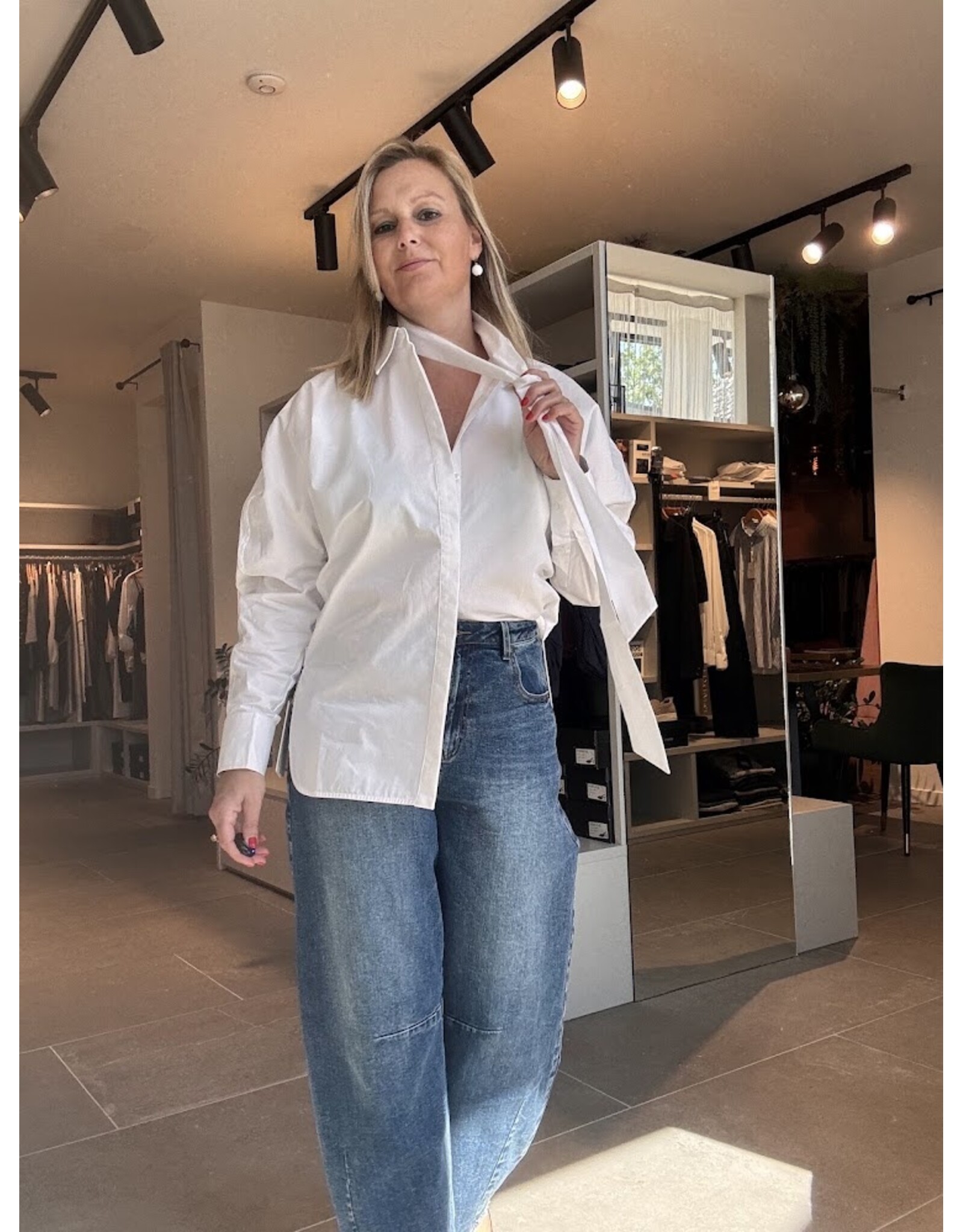JANICE GLYN OFF WHITE HEMD +DAS