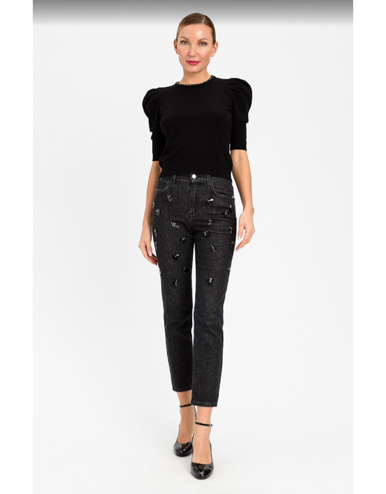ACTITUDE TWIN SET 262AP3171 MAGLIA NERO