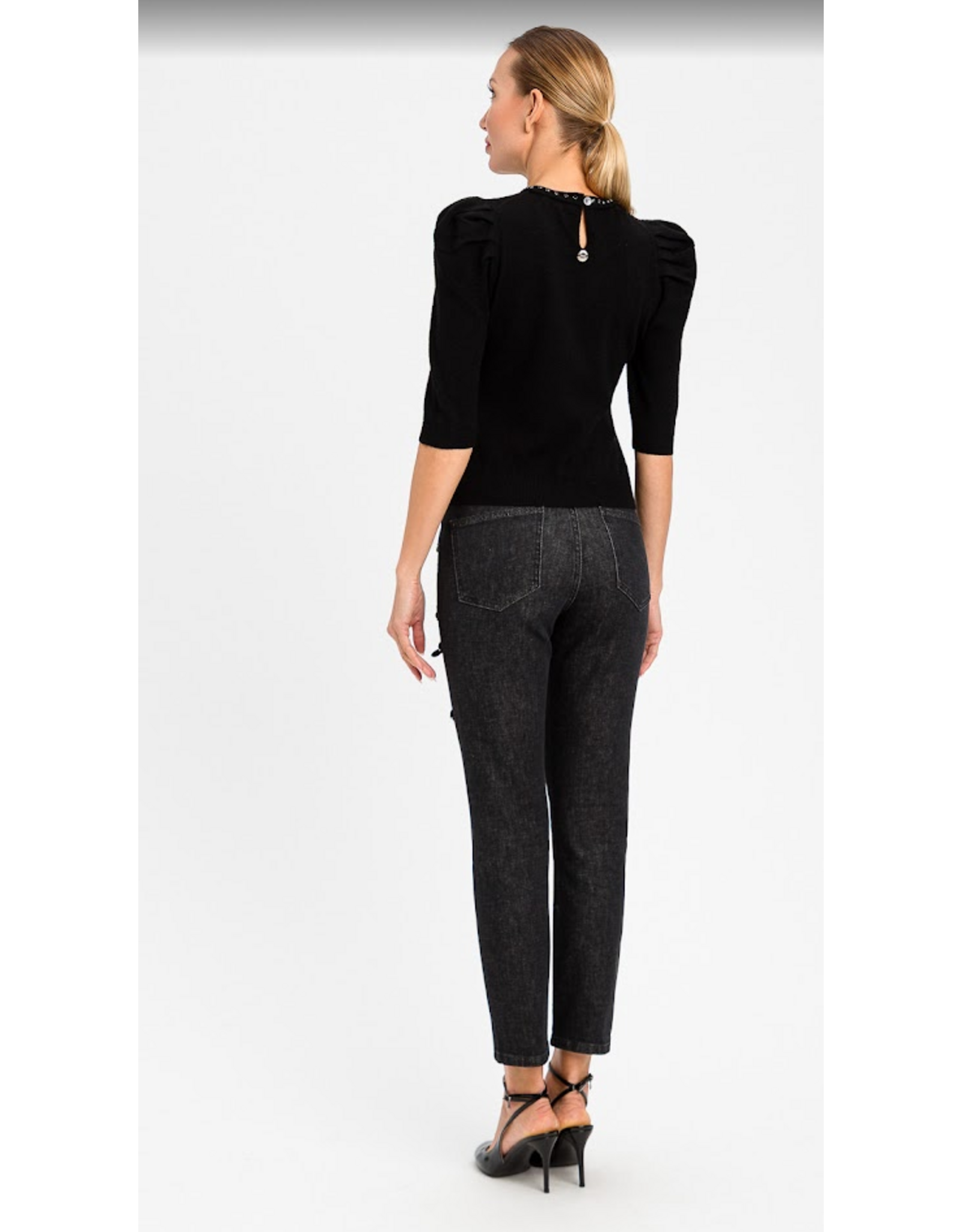 ACTITUDE TWIN SET 262AP3171 MAGLIA NERO