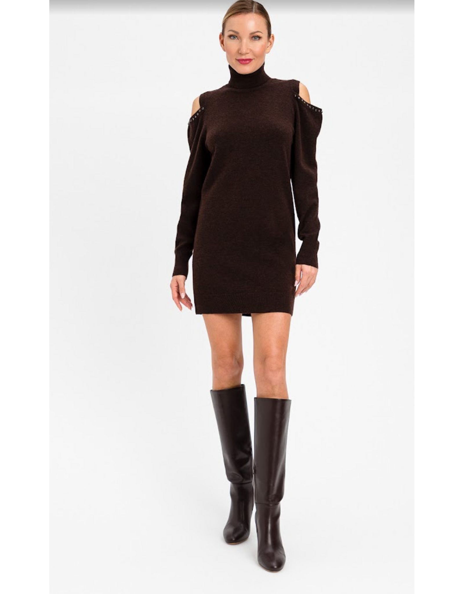 ACTITUDE TWIN SET 262AP3172 ABITO CHOCOLADE DRESS