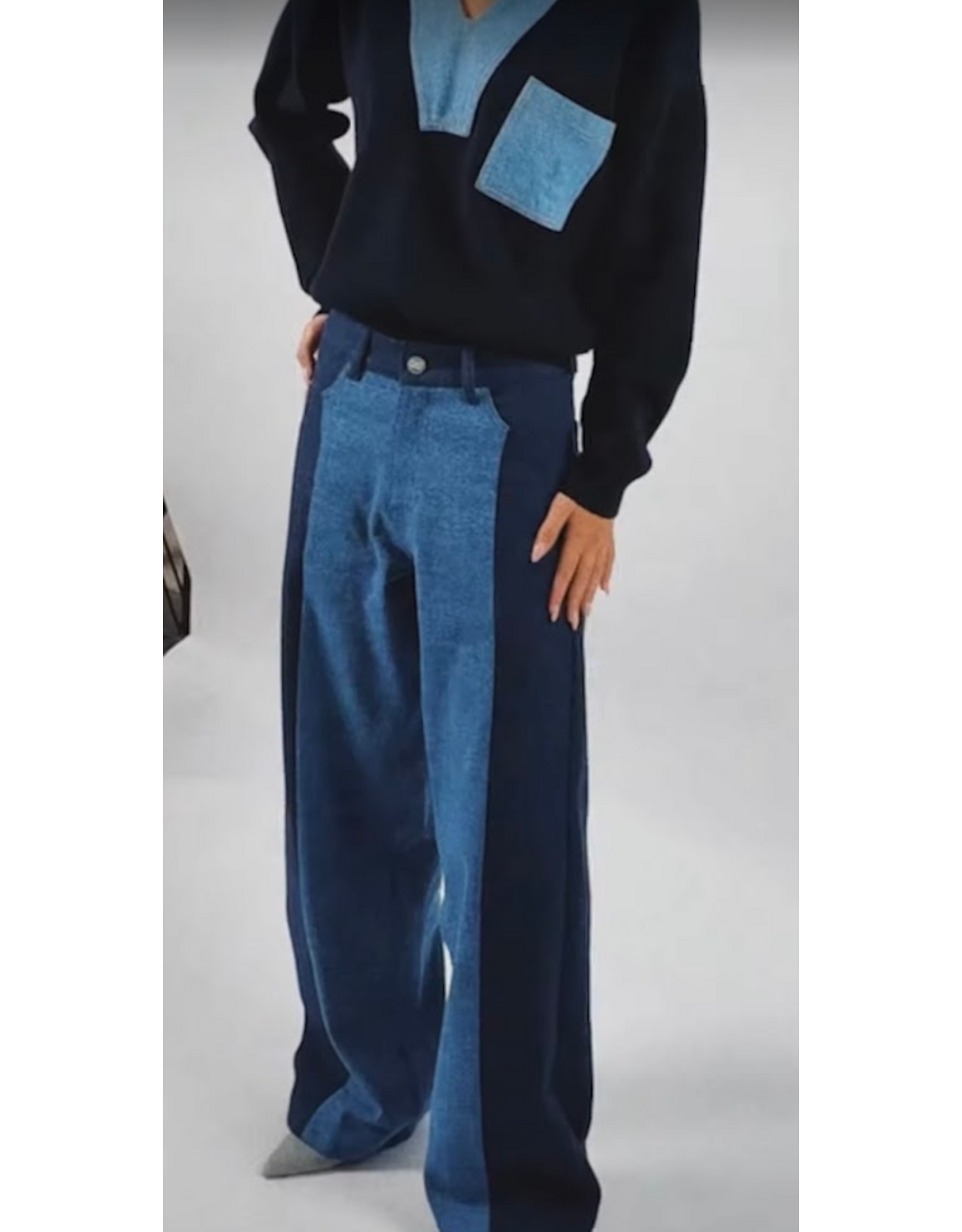 AMANDINE OFFICIAL PW26JOAN02 JEANS BLUE