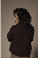 LALOTTI TINI TRIANGLE SCARF DARK BROWN