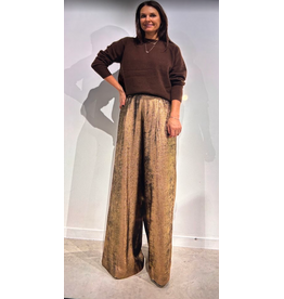 JUST EVE TROUSERS TINY INDY DARK BROWN